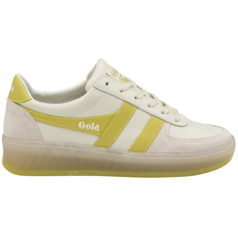 Gola Women's Grandslam 89 Sneakers | Off White/Citron