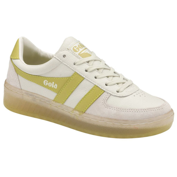 Gola Women's Grandslam 89 Sneakers | Off White/Citron