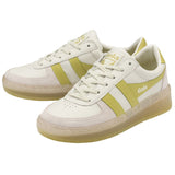Gola Women's Grandslam 89 Sneakers | Off White/Citron