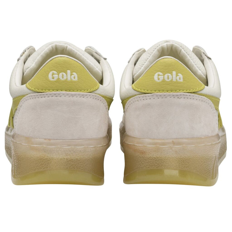 Gola Women's Grandslam 89 Sneakers | Off White/Citron