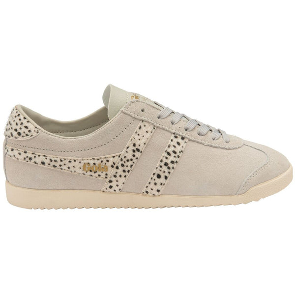 Gola Women's Bullet Suede Safari Sneakers | Off White/Cheetah