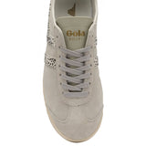 Gola Women's Bullet Suede Safari Sneakers | Off White/Cheetah