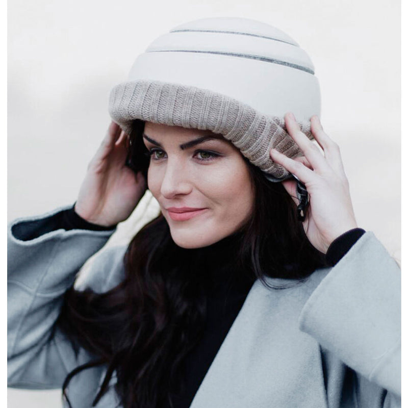 Closca Nordic Collapsible Helmet w/ Visor | Wheat/White