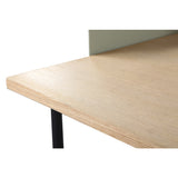 Camino Buena Desk | Waxed Oak/Grey/Black- CM12010
