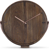 Camino Clara Clock | Smoked Oak/Copper