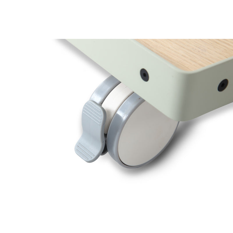 Camino Dolores Garment Rack | Grey/Waxed Oak- CM12030