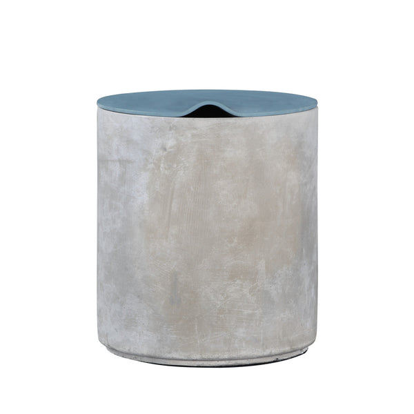 Camino Diego Container w/Lid | Concrete/Petroleum- CM12060