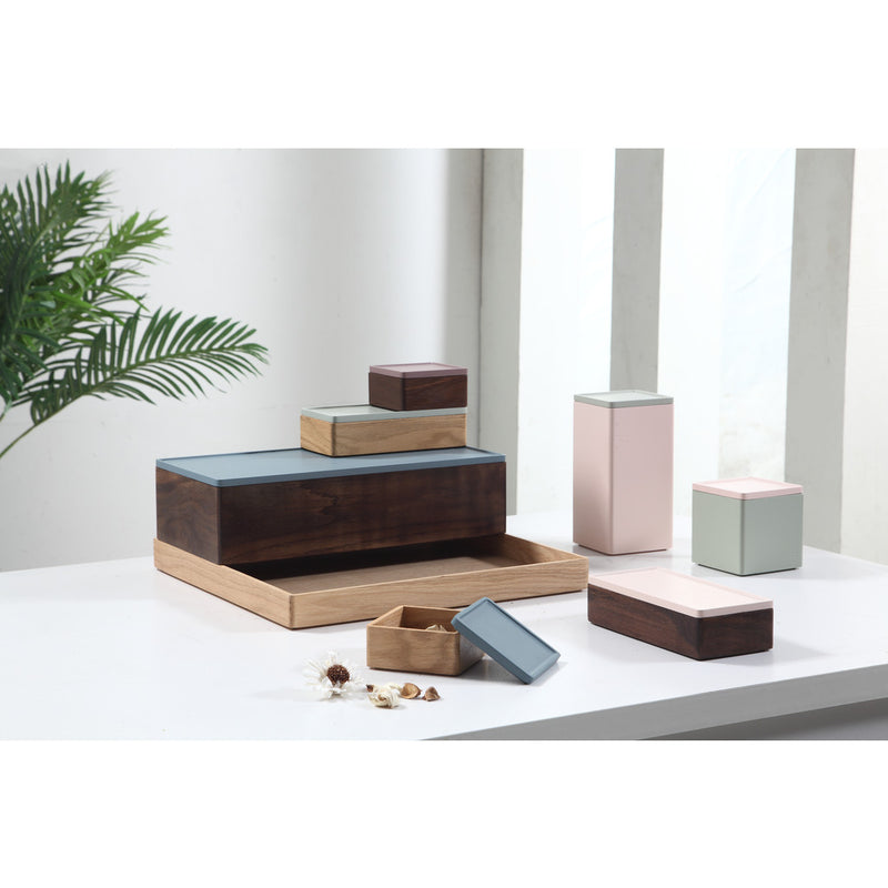 Camino Rey Container | Smoked Oak/Prune Lid