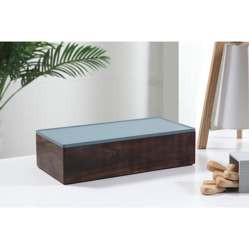 Camino Rey Container | Smoked Oak/Petroleum Lid