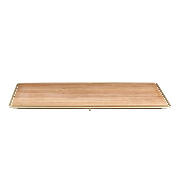 Camino Jose Carving Board | Waxed Oak/Brass- CM12079