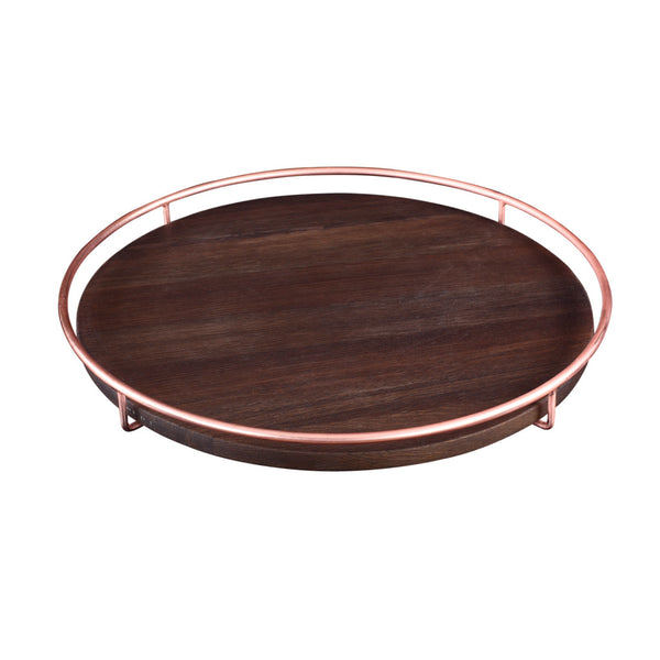 Camino Jose Carving Board/Tray | Smoked Oak/Copper- CM12081