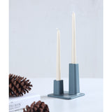 Camino Ventura Candlestick Holder | Petroleum