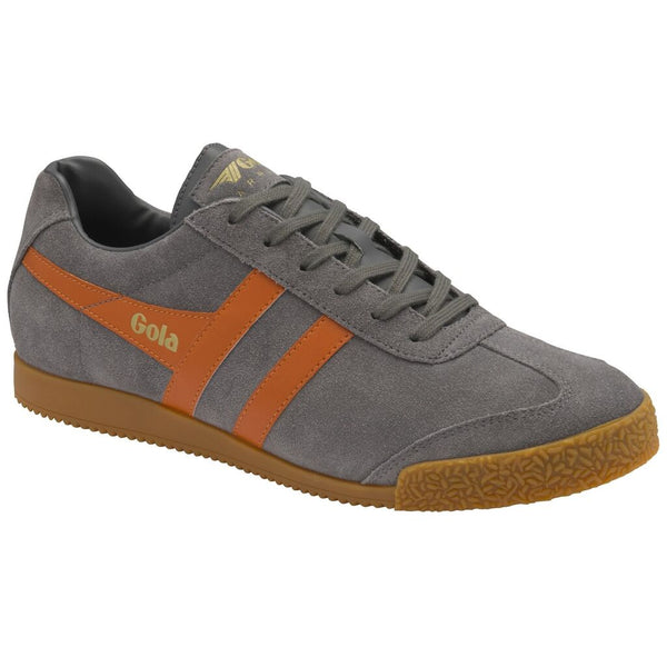 Gola Men's Harrier Sneakers | Ash/Moody Orange