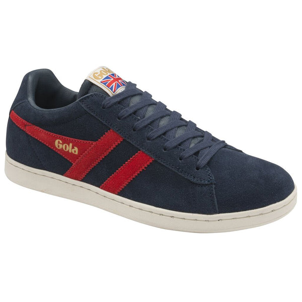 Gola Men's Equipe Suede Sneakers | Navy/Red