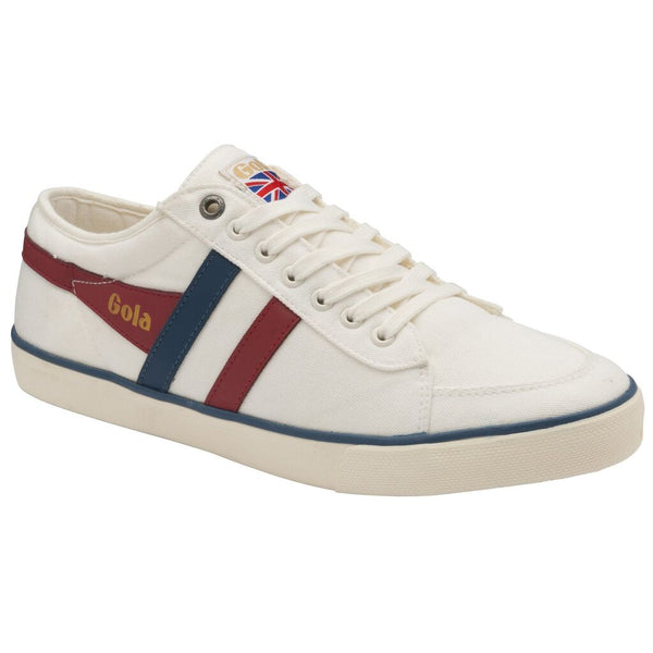 Gola Men's Comet Sneakers | Off White/Deep Red