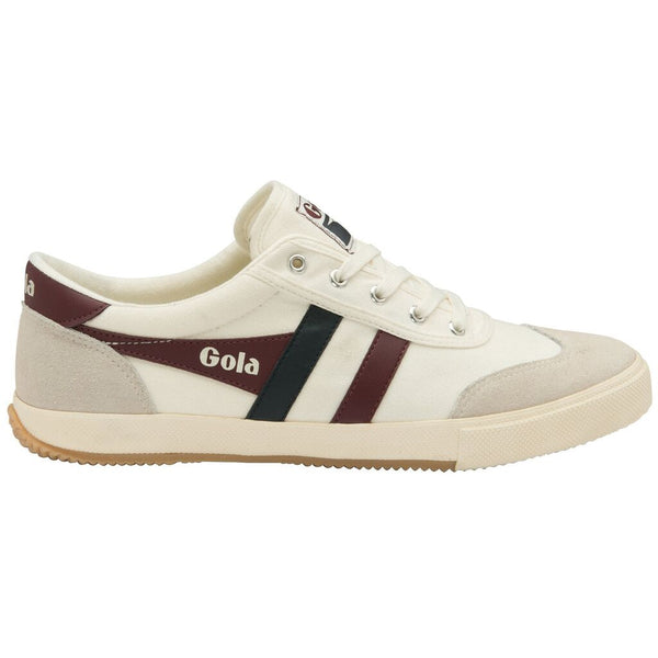 Gola Men's Badminton Sneakers | Off White/Burgundy