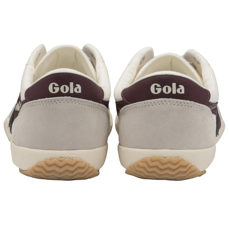 Gola Men's Badminton Sneakers | Off White/Burgundy
