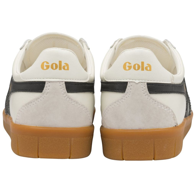 Gola Men's Hurricane Leather Sneakers | Off White/Black