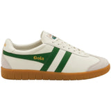 Gola Men's Hurricane Leather Sneakers | Off White/Green