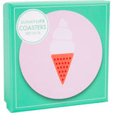 Sunnylife Coasters 16 Set | Ice Cream