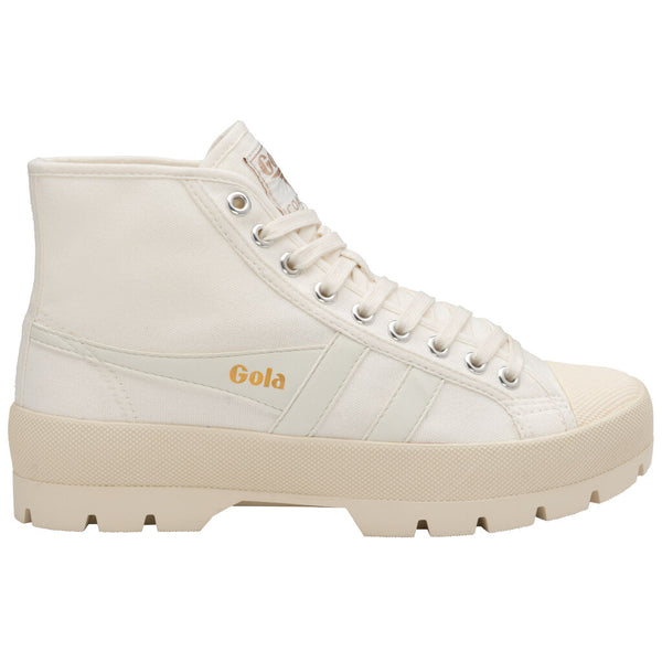 Gola Women's Coaster Peak High Sneaker | Off White