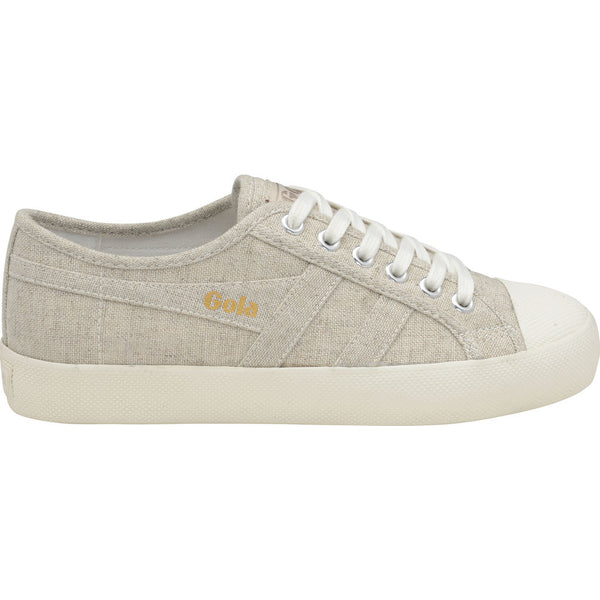 Gola Women's Coaster Linen Sneakers | Oatmeal/Off White