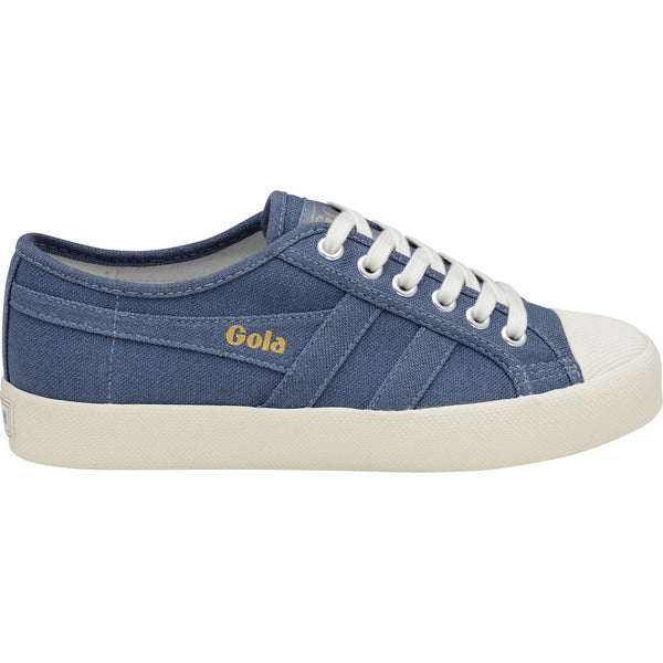 Gola Women's Coaster Linen Sneakers | Slate Blue/Off White