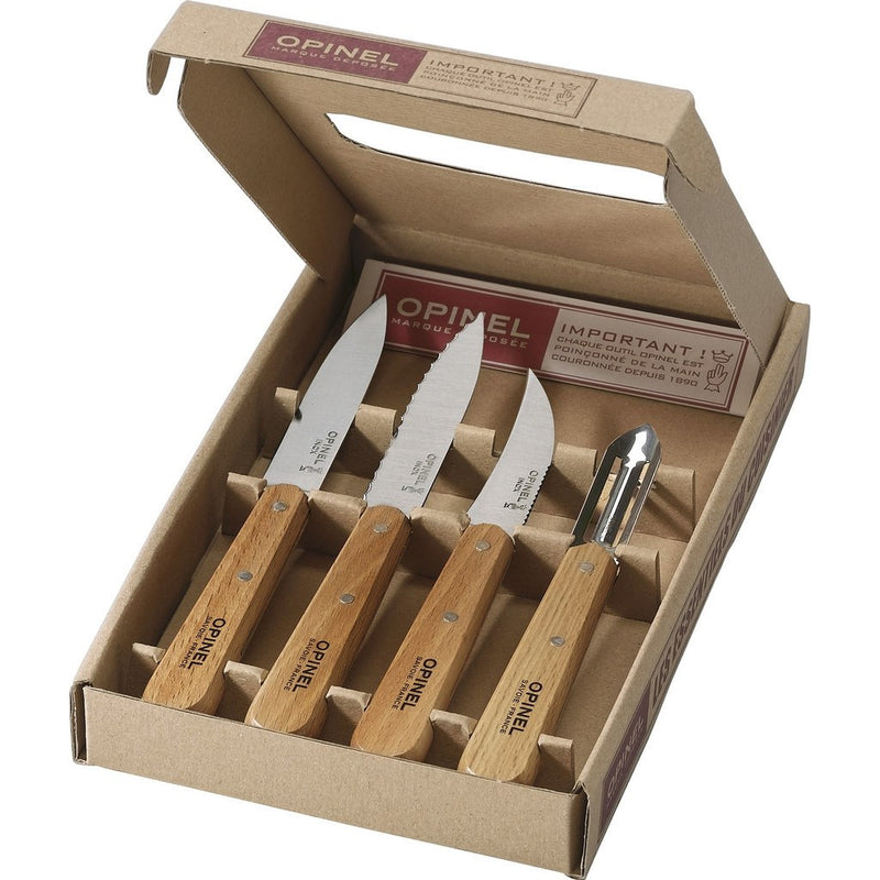 Opinel Les Essentiels Kitchen Set | Natural Beechwood 001300