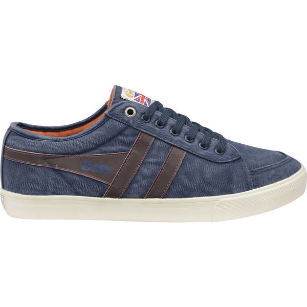 Gola Men's Comet Sneakers | Navy/Burgundy/Orange