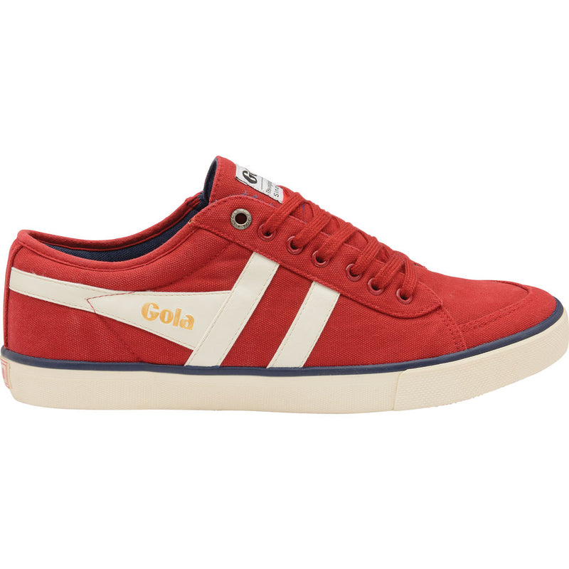 Gola Mens Comet Sneakers | Deep Red/Off White- CMA516-Size 13