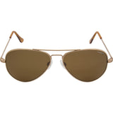 Randolph Engineering Concorde Rose Gold Satin Sunglasses | Tan Glass Skull 57MM CR7Z412