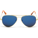 Randolph Engineering Concorde 23K Gold Plated Sunglasses | Blue Sky PC Skull 57MM CR71468-PC/61MM CR11468-PC