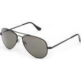 Randolph Engineering Concorde Matte Black Sunglasses | Gray Glass Skull 57MM CR72411/61MM CR12411