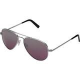 Randolph Engineering Concorde Bright Chrome Sunglasses | Midnight Metallic Nylon AR Skull 57MM CR73409-NY