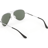 Randolph Engineering Concorde Bright Chrome Sunglasses | AGX Glass Skull 57MM CR73414