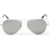 Randolph Engineering Concorde Bright Chrome Sunglasses | Gray Flash Mirror Glass Skull