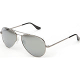 Randolph Engineering Concorde Gunmetal Sunglasses | Gray Flash Mirror Glass Skull 57MM CR7R463/61MM CR1R463