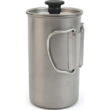 Snow Peak Titanium French Press | Silver CS-111