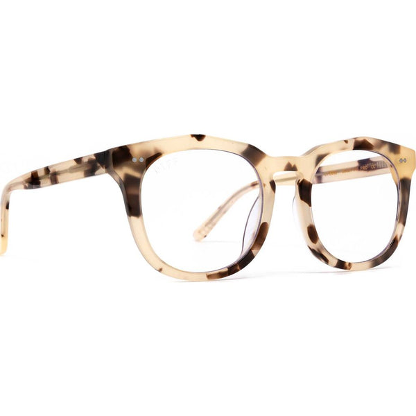 DIFF Eyewear Weston Blue Light Glasses | Cream Tortoise