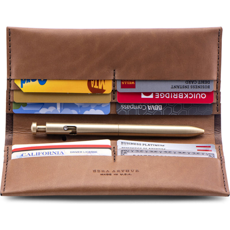 Ezra Arthur No. 12 Long Wallet | Whiskey