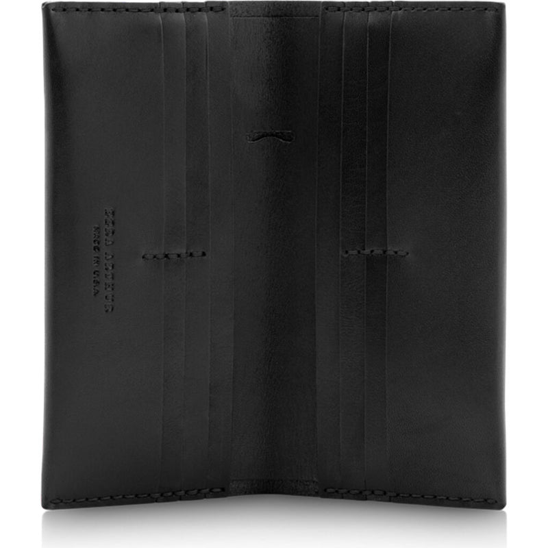 Ezra Arthur No. 12 Long Wallet | Jet Black