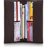 Ezra Arthur No. 12 Long Wallet | Malbec