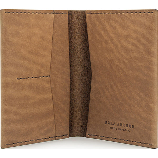 Ezra Arthur No. 5 Passport Wallet | Whiskey