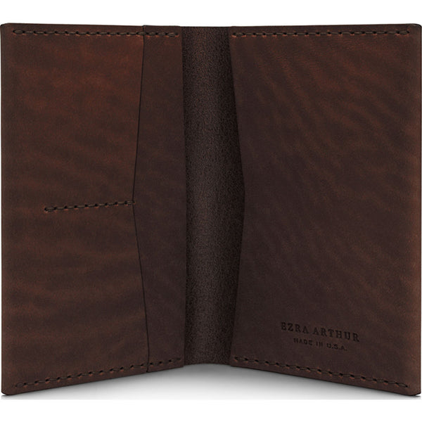 Ezra Arthur No. 5 Passport Wallet | Malbec