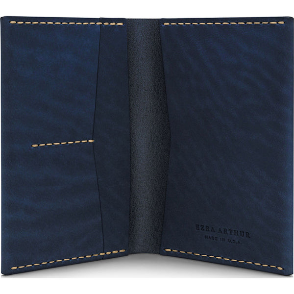 Ezra Arthur No. 5 Passport Wallet | Navy