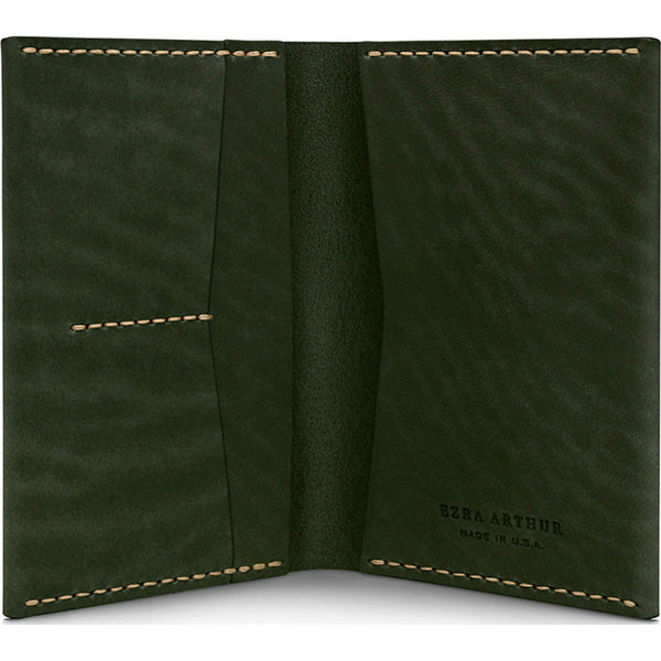 Ezra Arthur No. 5 Passport Wallet | Green