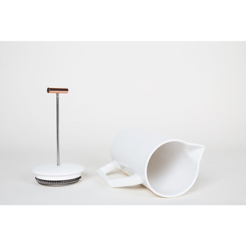 Yield Design 850mL French Press | Ceramic -Cream FRS-CRE