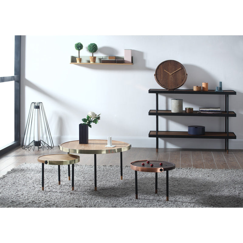 Camino Gabriel Shelf | Smoked Oak/Black