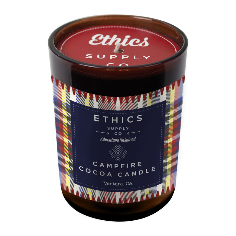 Ethics Supply Co Campfire Candle For Camping & Travel | 11 Ounce