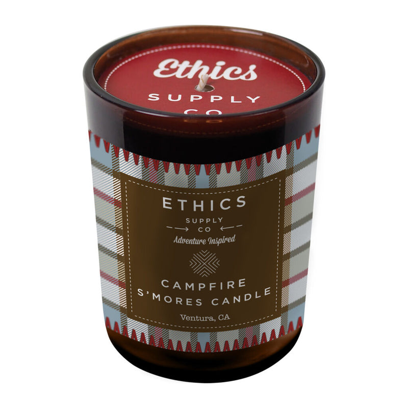 Ethics Supply Co Campfire Candle For Camping & Travel | 11 Ounce